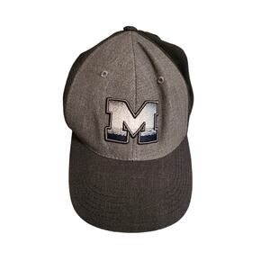 Top of the World Michigan U‎ of M Gray Wool Baseball Hat Cap